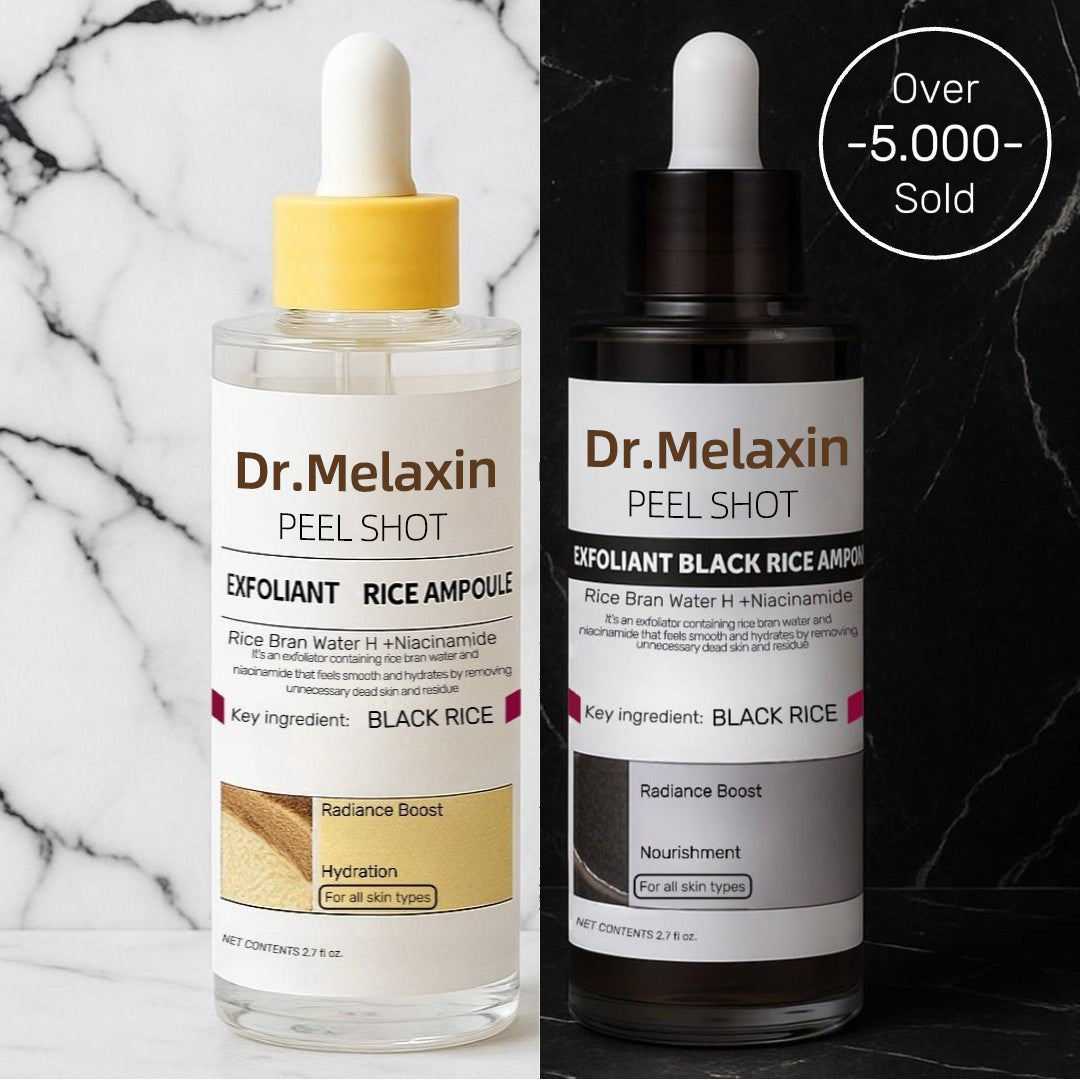 Sale Happening Now:70%OFF🔥 Dr.Melaxin Peel Shot Glow Rice Ampoule Duo