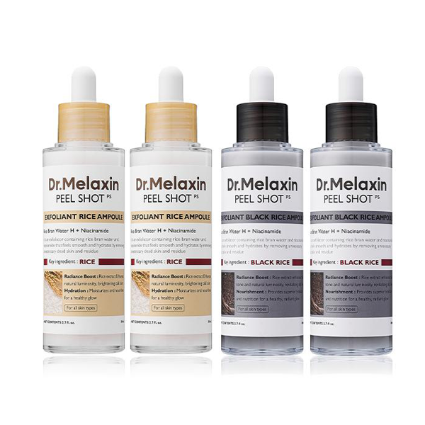 Sale Happening Now:70%OFF🔥 Dr.Melaxin Peel Shot Glow Rice Ampoule Duo