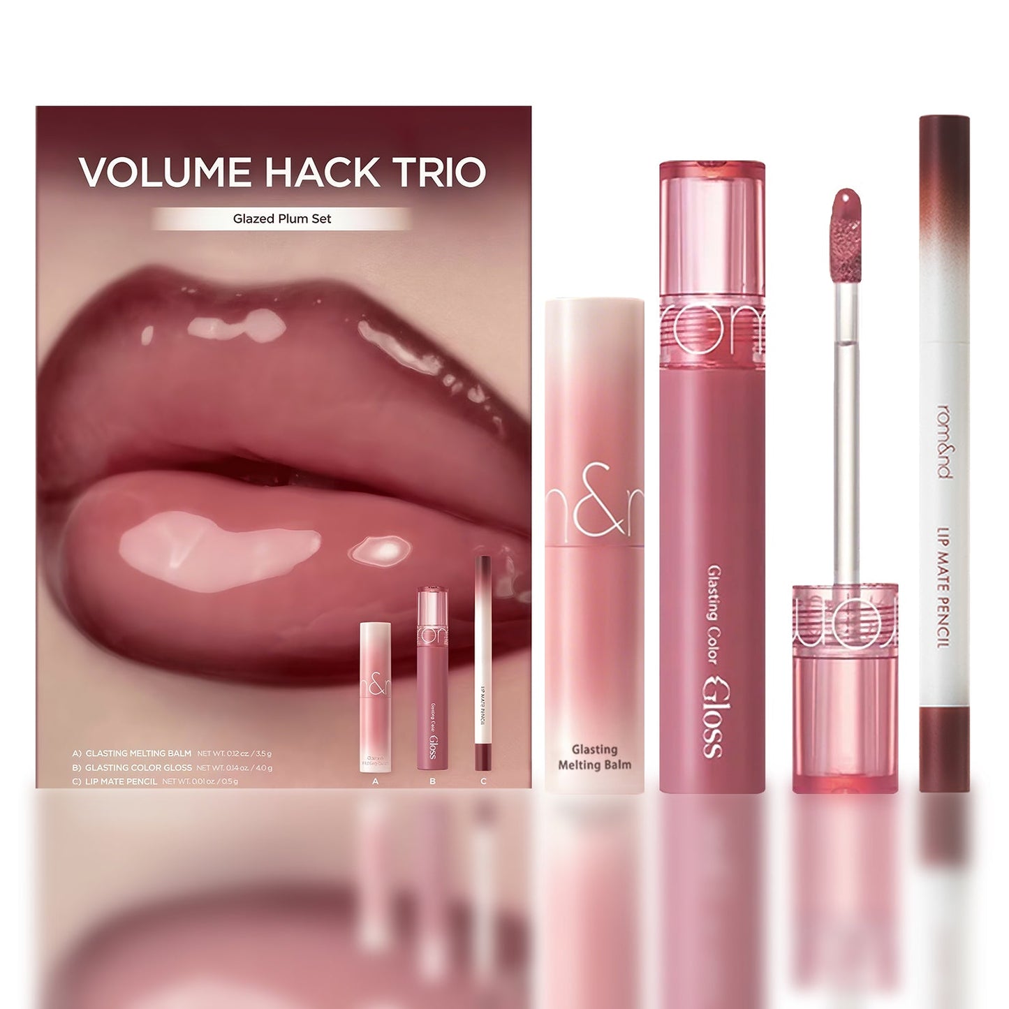 👄Final 3 hours 75% off:LIP VOLUME HACK TRIO (3 Shades, Lip Mate Pencil & Melting Balm & Color Gloss)