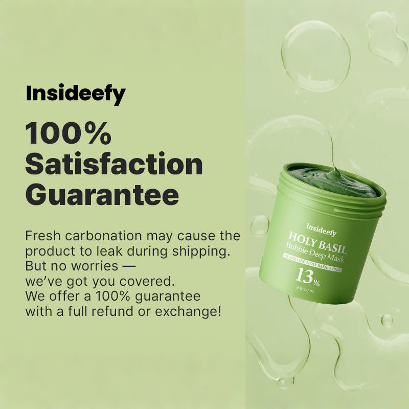 (🔥LAST DAY SALE-80% OFF)Final Sale -Insideefy Holy Basil Bubble Deep Mask 13%