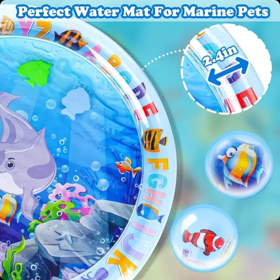 Water Play Mat for Pets - 2-in-1 Mat: Fun & Relaxation in One 🎁