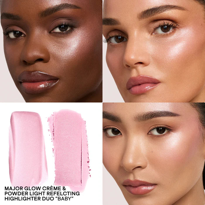 Final 3 Hours: 60%OFF🔥Major Glow Cream & Powder Highlighter Set