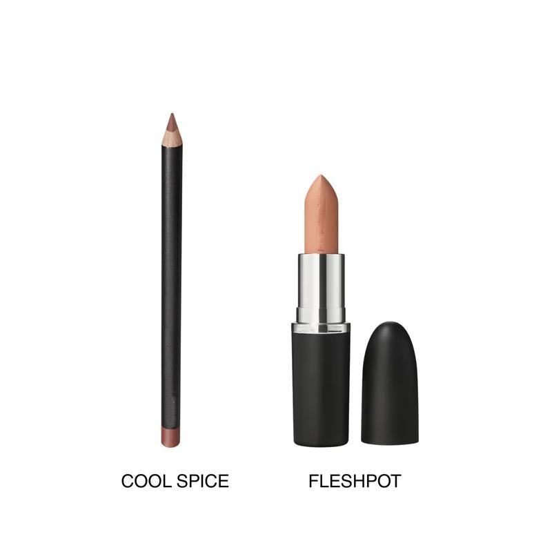Final 3 Hours: 60%OFF🔥Nude Icons Lip Duo - Lip Pencil + Sleek Satin Lipstick