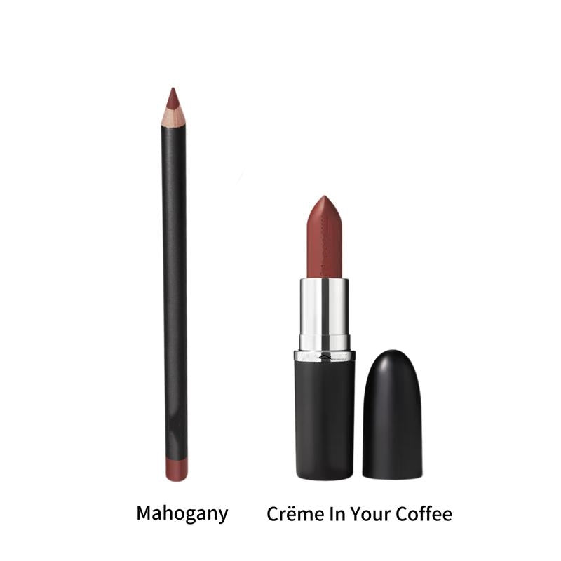 Final 3 Hours: 60%OFF🔥Nude Icons Lip Duo - Lip Pencil + Sleek Satin Lipstick