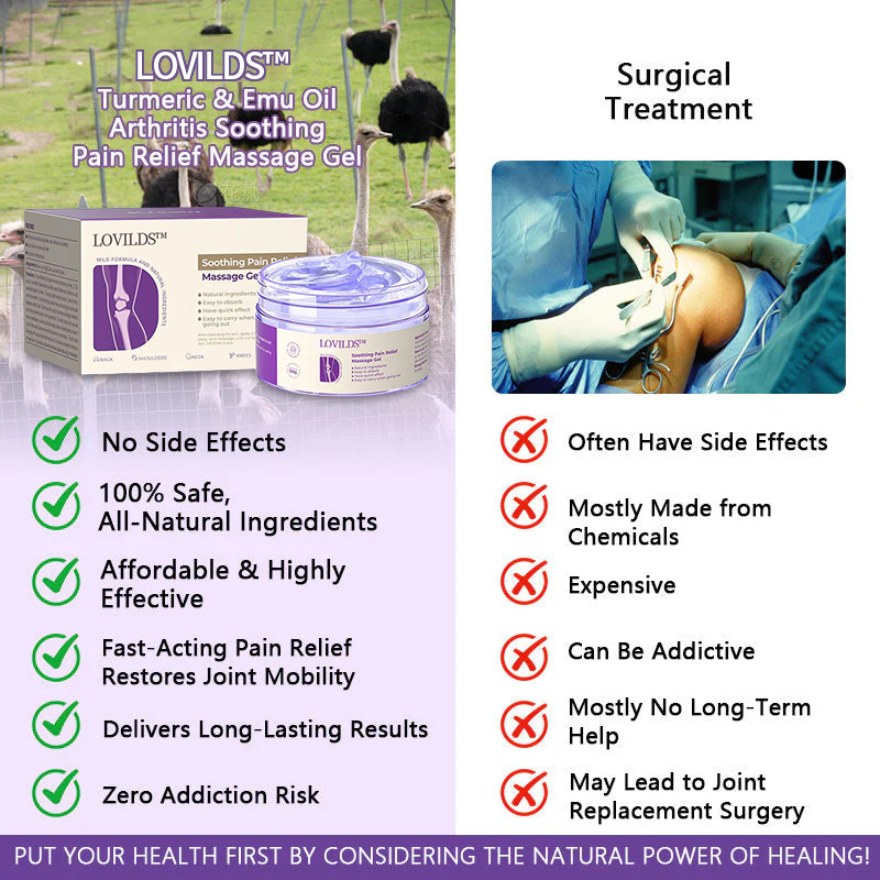 🔥Last day offer!🔥Instant relief Joint Pain Treatment Gel (Natural Herbal Ingredients for Joint Health and Pain Treatment)