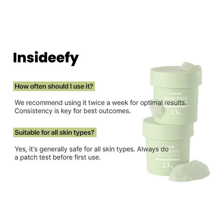 （🔥LAST DAY SALE-80% OFF)Final Sale -Insideefy Holy Basil Bubble Deep Mask 13%
