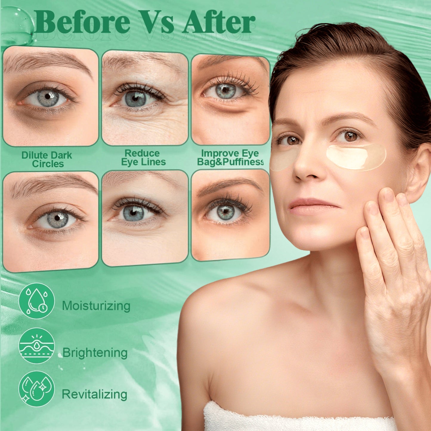 Avocado Moisturizing Collagen Eye bagMask🥑Moisturizing, firming the skin, reducing fine lines